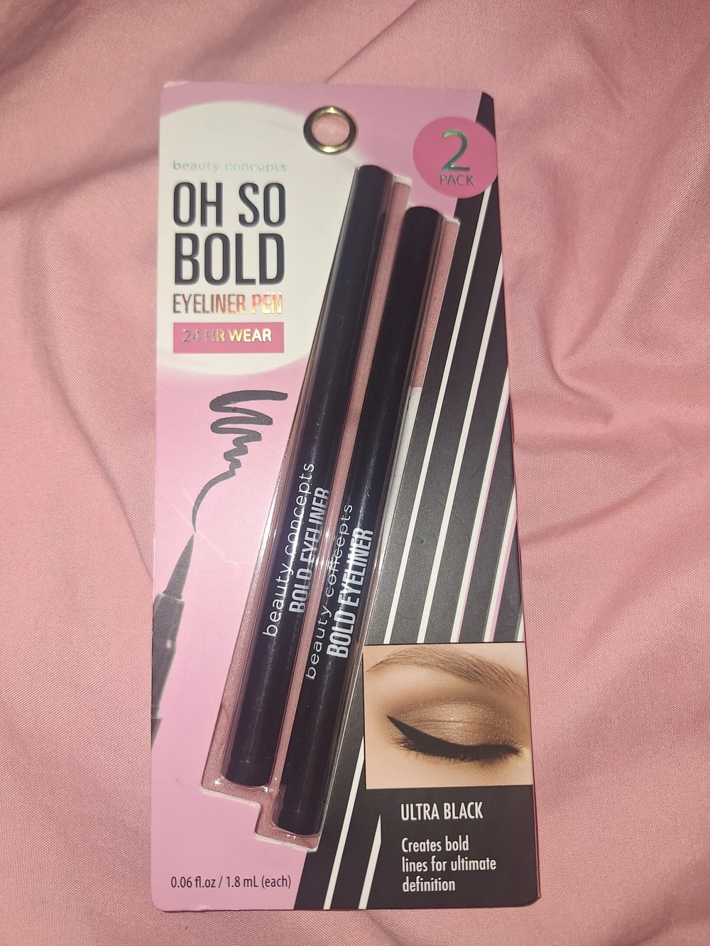 Beauty Creations Oh So Bold Eyeliner Pen - Ultra Black (2 Pack)